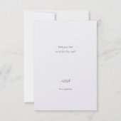 有機的 オリオン星雲 よ 私と結婚してくれるかい 編集可能な サンキューカード (裏面)