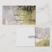 有機織物の花 名刺 (正面/裏面)