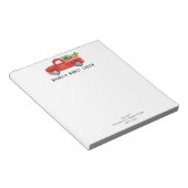 有機農場のトラック 野菜 チキン ファーマーズマーケット ノートパッド (アングル)