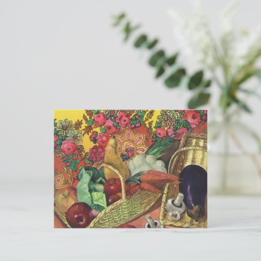 有機食品、庭の野菜、咲く花 (スタンド正面)