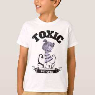 有毒だがキュートな不気味な面白いハロウィーングラフィック Tシャツ