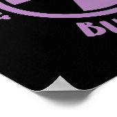 有毒だが可愛い警告標識 ポスター (角)