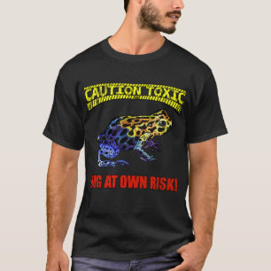 有毒なカエル 毒矢を使わない ハグしない ソーシャルディスタンス Tシャツ