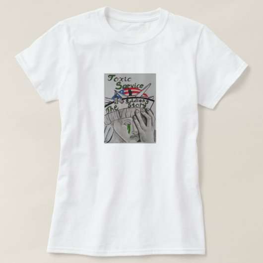 有毒なサービス女性Tシャツ Tシャツ (デザイン正面)