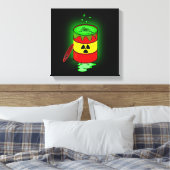 有毒な廃棄物の樽。 キャンバスプリント (インサイチュ (寝室))