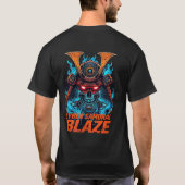 有毒な炎の死神 Tシャツ (裏面)