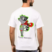 有毒なraccons tシャツ (裏面)