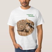 有毒の固定観念の西部のダイヤガラガラヘビ Tシャツ (正面)