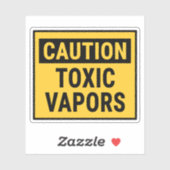 有毒ガスに注意する シール (シート)