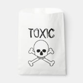 有毒スカル及びクロスボーンデザイン フェイバーバッグ (正面)