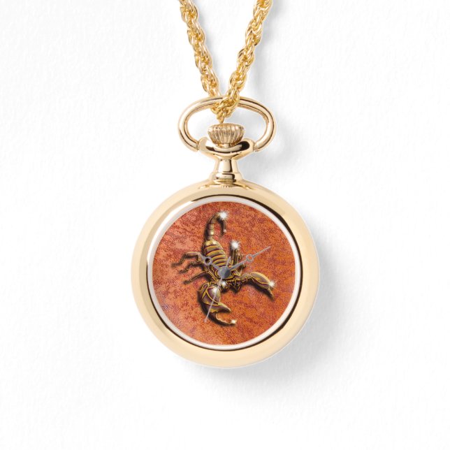 有毒スコーピオンアートfor蠍座ウォッチ 腕時計 (正面)