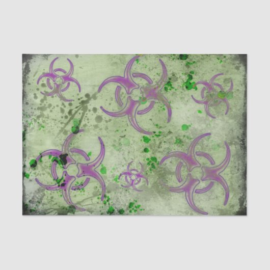 有毒廃棄物のティッシュペーパー 薄葉紙 (正面)