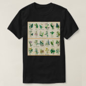 有毒植物図1843 Tシャツ (デザイン正面)