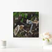 有毒美しい壁時計 スクエア壁時計 (ホーム)