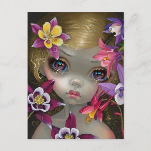 「有毒美しい13世:オダマキ(植物)」はがき ポストカード (正面)