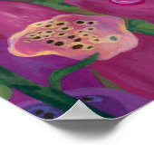 有毒美しい9:フォックスグローブ妖精アートプリント ポスター (角)