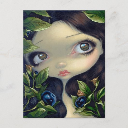 『有毒美しいIベラドンナ』はがき ポストカード (正面)