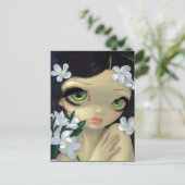 「有毒美しいIIホワイトオレアンダー」はがき ポストカード (スタンド正面)