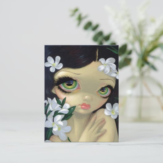 「有毒美しいIIホワイトオレアンダー」はがき ポストカード (スタンド正面)