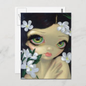 「有毒美しいIIホワイトオレアンダー」はがき ポストカード (正面/裏面)