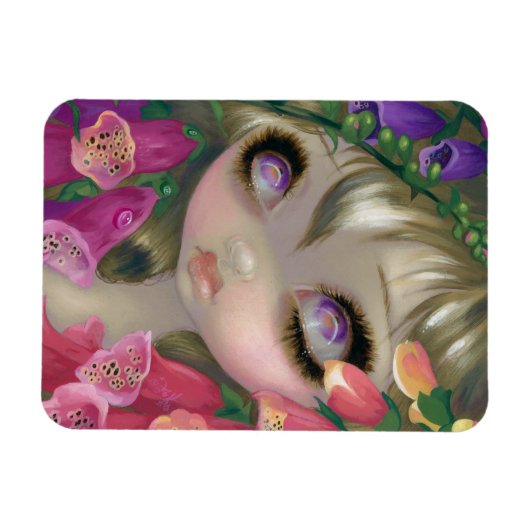 「有毒美しいIX:フォックスグローブ」フレックスマグネット マグネット (横)