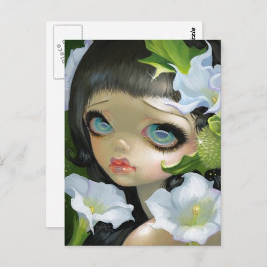 「有毒美しいV:Datura」ポストカード ポストカード (正面/裏面)
