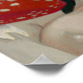 有毒美しいVI：フライアグアリンキノコプリント ポスター (角)