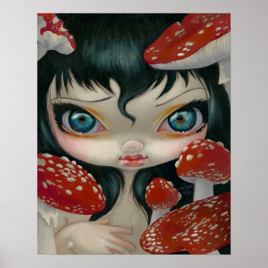 有毒美しいVI：フライアグアリンキノコプリント ポスター (正面)