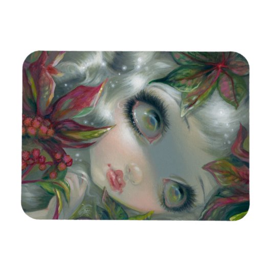 「有毒美しいVIII:ヒマシ豆」フレックス磁石 マグネット (横)