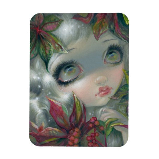 「有毒美しいVIII:ヒマシ豆」フレックス磁石 マグネット (縦)