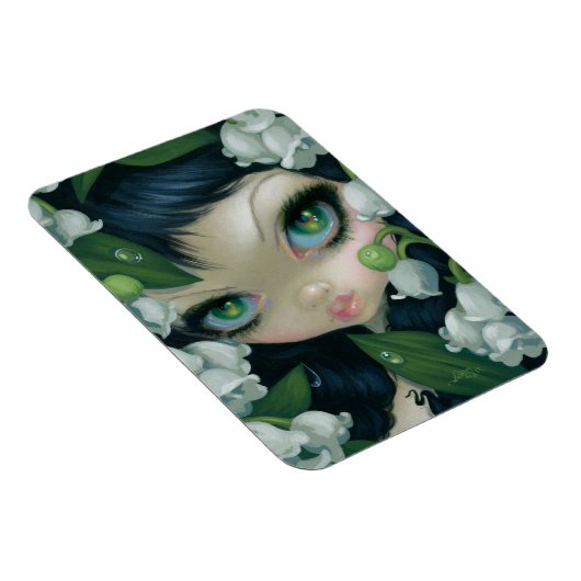 "有毒美しいXI：谷のユリ"磁石 マグネット (右側)