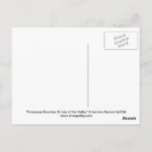 有毒美しいXI：谷はがきのリリー ポストカード (裏面)