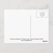 「有毒美しいXIIブラックローカスト」ポストカード ポストカード (裏面)