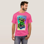 有毒DJカエル Tシャツ (正面フル)