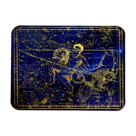 有水星座磁石 マグネット (横)