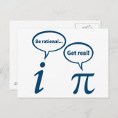 有理実在演算率を得る ポストカード (正面/裏面)