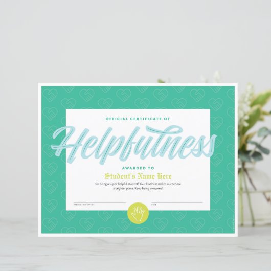 有用性証明書 (スタンド正面)