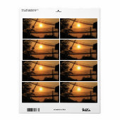 有線サンセット…クルンテップ(タイ) ラベル (フルシート)