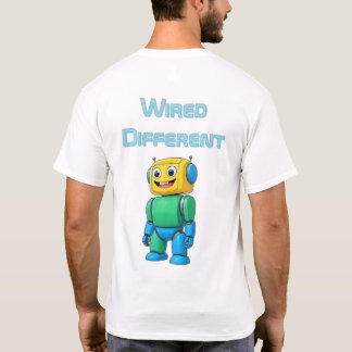 有線違う | ロボはっきりしたットシャツ Tシャツ