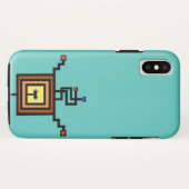 有線Apple iPhone X、タフケース Case-Mate iPhoneケース (裏面(横))