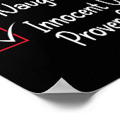 有罪いけなが証明されるまで無罪1 ポスター (角)