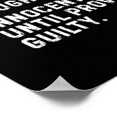 有罪いけなの証明されたXmまで罪のないおもしろいいい ポスター (角)