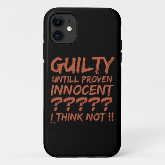 有罪が証明された無罪??... Case-Mate iPhoneケース (裏面)