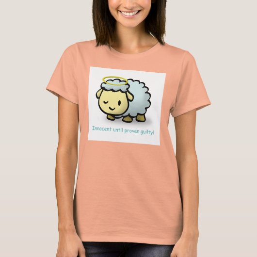 有罪が証明されるまで無罪！ Tシャツ (正面)