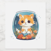 有罪の子猫 ワインラベル (シングルラベル)