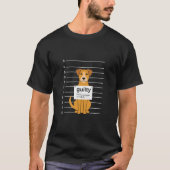 有罪の犬のムグショット Tシャツ (正面)