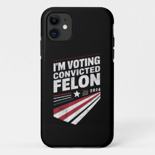 有罪の重罪犯に投票 2024 トランプ iPhone 11 ケース
