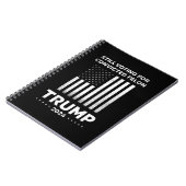 有罪の重罪犯トランプを2024年も支持 ノートブック (左側)