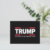 有罪の重罪犯支持 トランプ支持 2024 ポストカード (スタンド正面)