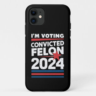 有罪の重罪犯者 親トランプ 2024に投票します iPhone 11 ケース